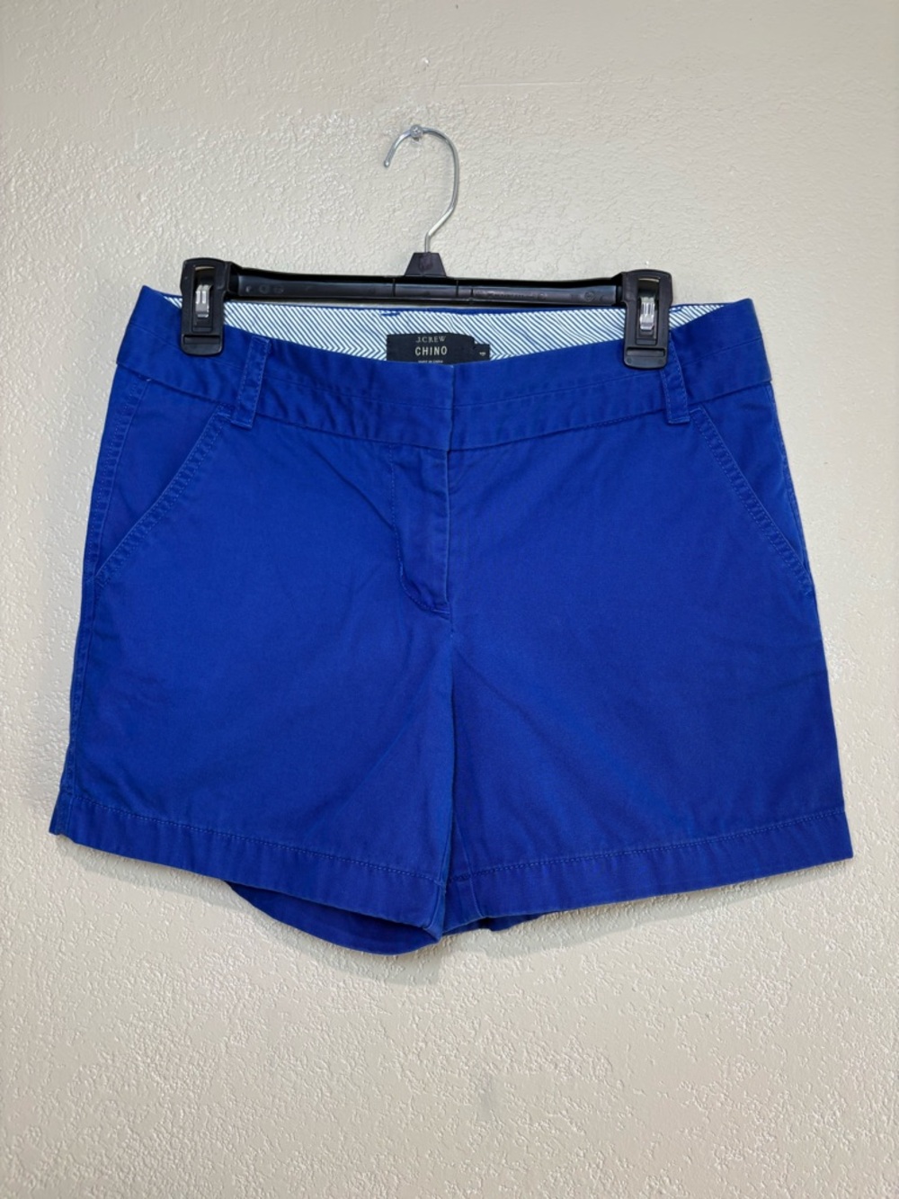 J. Crew Bright Blue Chino Shorts
